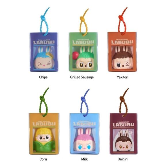 Pop Mart MONSTERS LABUBU Wacky Mart Series- Pinch Pendant Single Box, YAKITORI - Picture 7 of 8